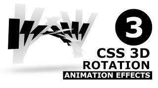 CSS3 3D Rotation Animation Effects - Part 3 - Html CSS Animation Tutorial