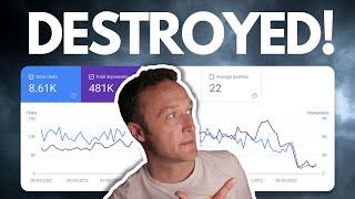 GOOGLE CORE UPDATE DEVASTATION - Affiliate website income report May 2022