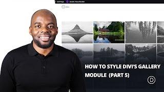 Creating a Grayscale to Color Gallery with the Divi Gallery Module