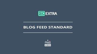 Extra Blog Feed Standard Module