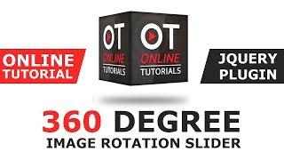 360 Degree Image Rotation Slider - 3D Product View Image Slider - Simple jQuery Plugin - Tutorial