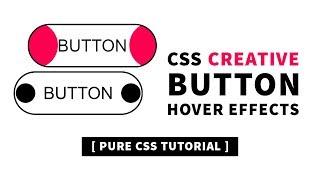 CSS Creative Button Hover Effects