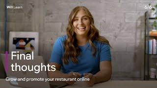 Final thoughts | Grow and promote your restaurant online