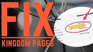 Fixing Page Length Problems with Kingdom (Woocommerce pages)