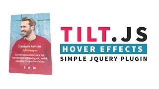 3D Tilt Hover Effects | Mouse over Parallax Hover Effects