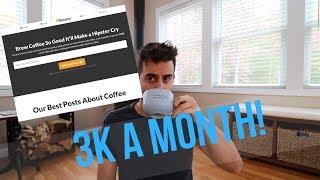 3k a Month From an Amazon Affiliate Website in the Coffee Niche