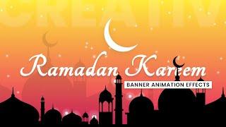 Creative Banner Animation Effects Using CSS3 and Particles.js | Ramadan Kareem 2020