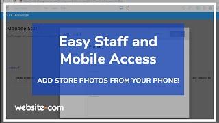 Create an Online Store Staff Portal for Mobile Uploads | + more!