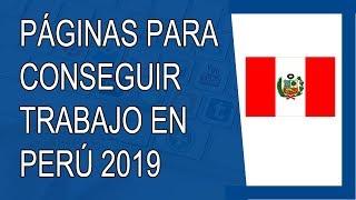 Las 5 Mejores Páginas para Conseguir Trabajo en Perú 2019