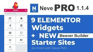 Neve Pro: NEW Elementor Extras + Beaver Builder Templates (Ep.1)