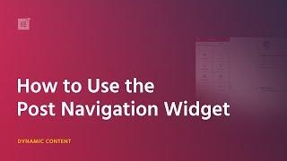 Add Post Navigation to WordPress Posts