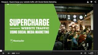 Supercharge your website traffic with social media marketing | GoDaddy Hangout