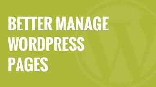 How to Better Manage WordPress Pages with Nested Pages