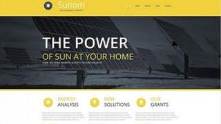 Solar Energy Responsive Moto CMS 3 Template #53827