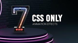 7 Cool CSS animations Effects | Html CSS @Online Tutorials