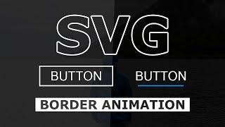 SVG Button Stroke Animation | SVG Button Border Animation With  Html CSS