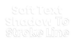 Soft Text Shadow To Stroke Line Hover Effects | Html CSS Quick Tips and Tricks