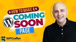 How To Make A Coming Soon & Maintenance Page For WordPress And Activate