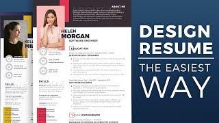 Design a Perfect Resume with No Effort | Design a Killer Resume with a Resume Template