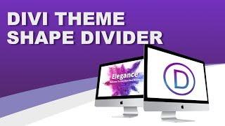 NEW DIVI THEME FEATURE - Shape Dividers! A Must See!