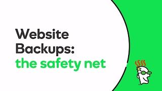 Website Backups: The Safety Net | GoDaddy
