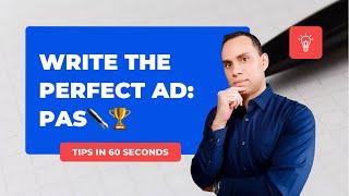 Write The Perfect Ad: PAS️ #shorts