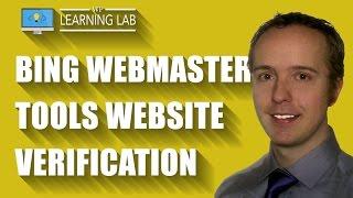 Bing Webmaster Tools Verification Using Meta Tags & WordPress SEO by Yoast | WP Learning Lab
