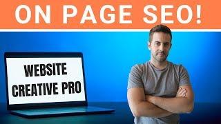 On Page SEO Optimization Tutorial - #1 Rankings Made Easy!