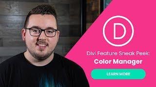 Divi Feature Sneak Peek: Color Manager
