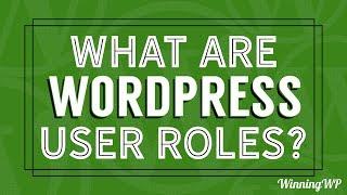 What are WordPress User Roles? Explained!