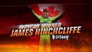 GoDaddy Racing Presents - James Hinchcliffe Won Again and his GoDaddy Co-Workers Are Excited