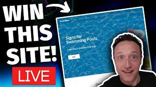 I'M GIVING AWAY MY AFFILIATE WEBSITE (SWIMSIGNS.COM) - LIVE