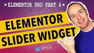 Elementor Pro Part 4 - Elementor Slider Widget