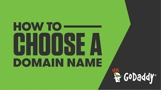 How to Choose a Domain Name | GoDaddy